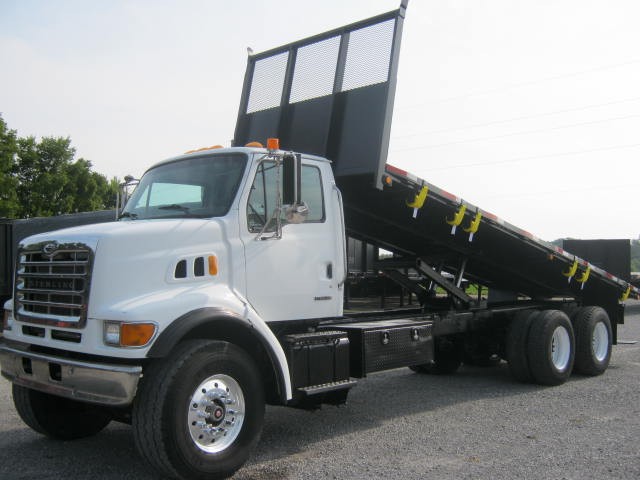 2004 Sterling LT7500 Flatbed Dump Moffett Truck