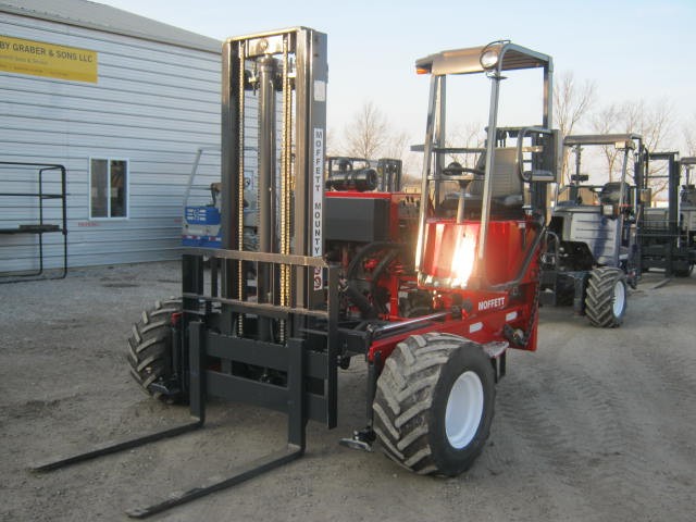 2003 MOFFETT M5000 Truck Mounted Piggyback Forklift With Two Stage Mast For Sale