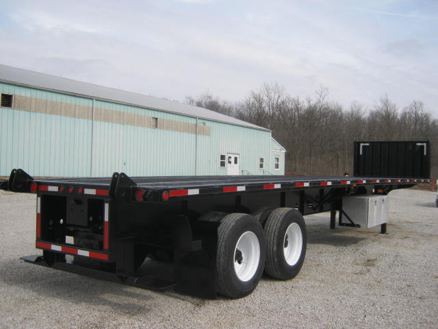 2012 Transcraft 42' 6" X 102" Flatbed Moffett/Princeton Forklift Trailer Air Ride For Sale