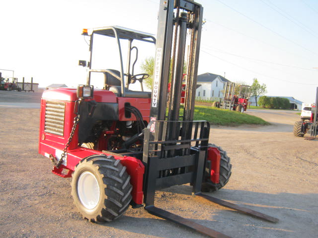 2006 Moffett M5500 Truck Mounted Forklift With 12' High Two-Stage Mast