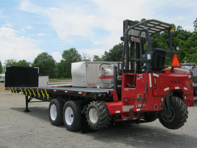 2011 Great Dane 36'6" X 102" Flatbed Trailer with Dual Mounting Kit For Moffett/Princeton Forklifts