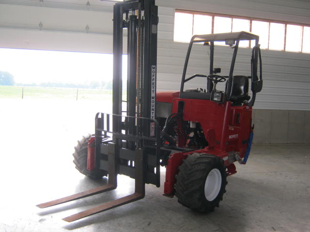 2009 Moffett M55 Truck Mounted Piggyback Forklift With 12ft Mast For Sale