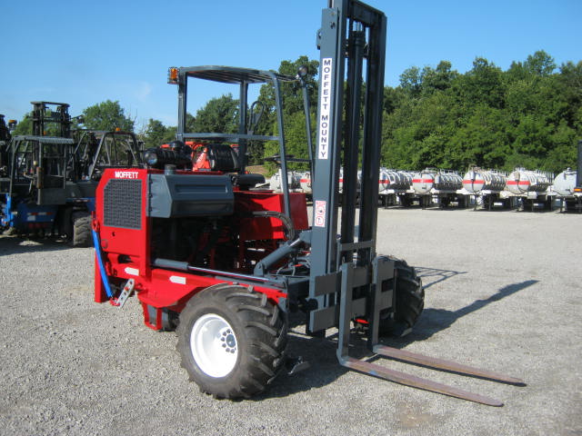 For Sale: 2006 Moffett M5500 Truck Mounted Forklift With 12' High Two-Stage Mast
