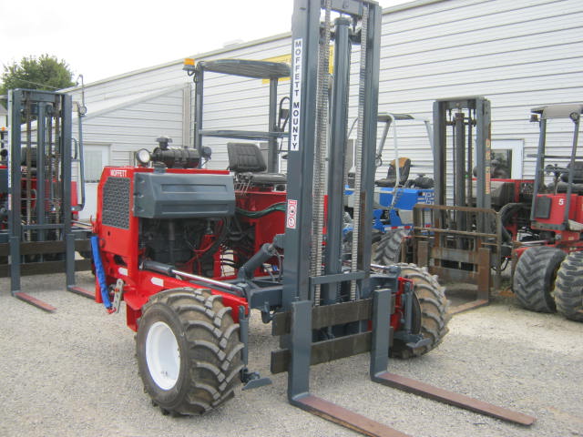 2001 Moffett Mounty M5000 With 12' Mast Piggyback Truck Mounted Forklift For Sale