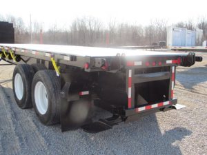 2011 Great Dane 36' 6" X 102" Flatbed Princeton Piggyback Forklift Moffett Trailer For Sale