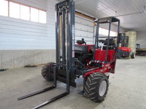 2004 Moffett M5500 Truck Mounted Forklift With 12 Foot Mast For Sale