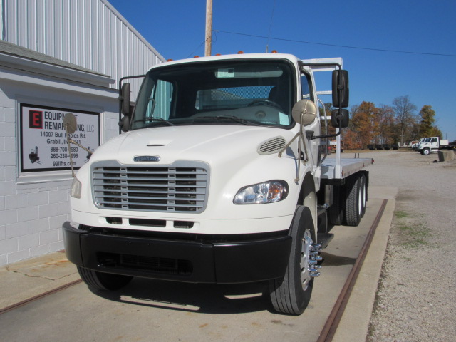 2014 Freightliner M2 Automatic Transmission Flatbed Princeton Piggyback Forklift Truck For Sale