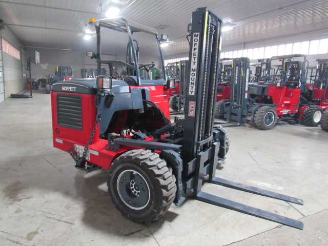 2006 Moffett Mounty M55.4 4-Way Truck Mounted Forklift Piggyback Forklift with 10' Mast For Sale
