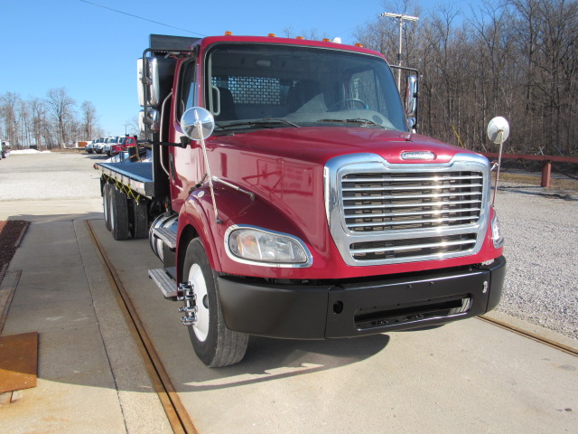 2014 Freightliner M2 112 Flatbed Princeton/Moffett Truck With ULTRASHIFT Automatic For Sale
