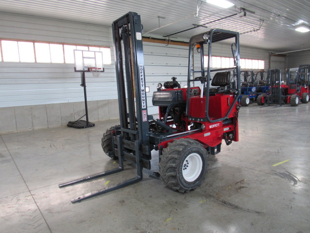 2005 Moffett M5500 Truck Mounted Forklift With 12' Mast For Sale