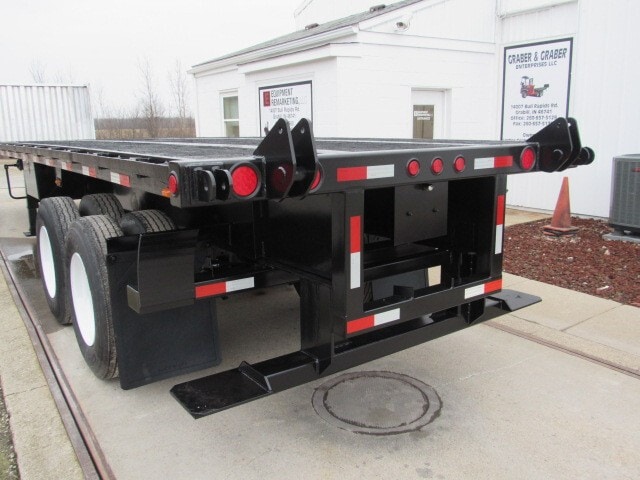 2007 Great Dane 36' 6" X 96" Flatbed Princeton Piggyback Forklift/Moffett Trailer For Sale