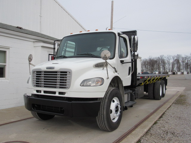 2016 Freightliner M2 106 Flatbed Moffett Truck With Automatic Transmission For Sale