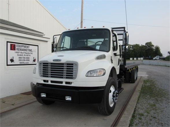 2017 Freightliner M2 Flatbed Moffett Truck With Automatic Transmission
