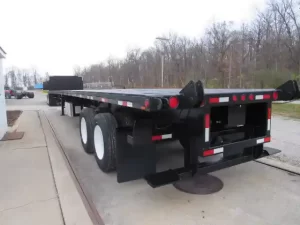 2002 Fontaine 48' X 102" Steel/Wood Flatbed Moffett/Princeton Forklift Trailer For Sale